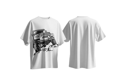 "Jeep" Men's Oversized T shirt