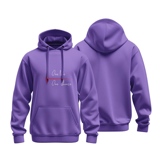 "One Life One Chance"  Classic Pullover Hoodie