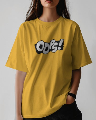 'OOPS'  "WOMEN'S T-SHIRT