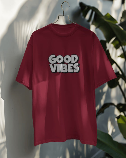 'GOOD VIBES' "WOMEN'S OVERSIZED T-SHIRT